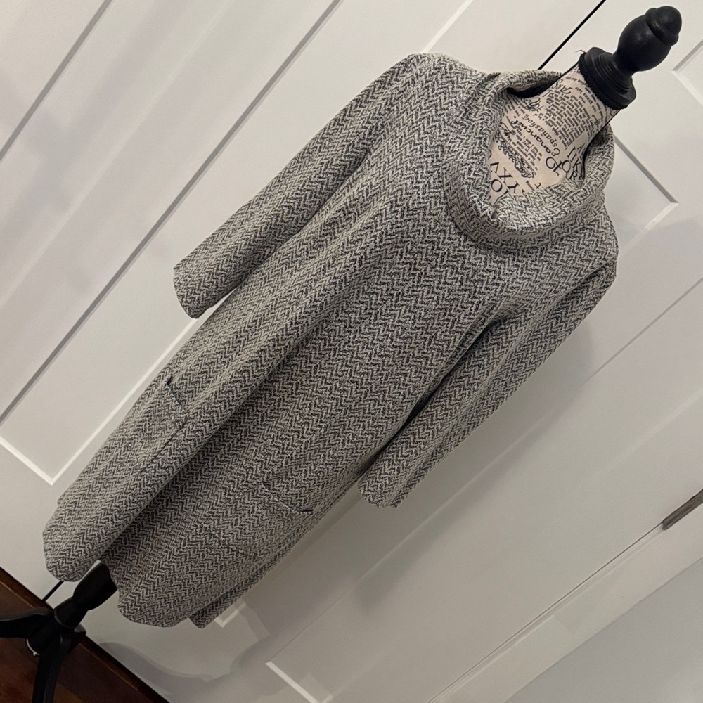 NorthStyle Gray Herringbone Midi Dress